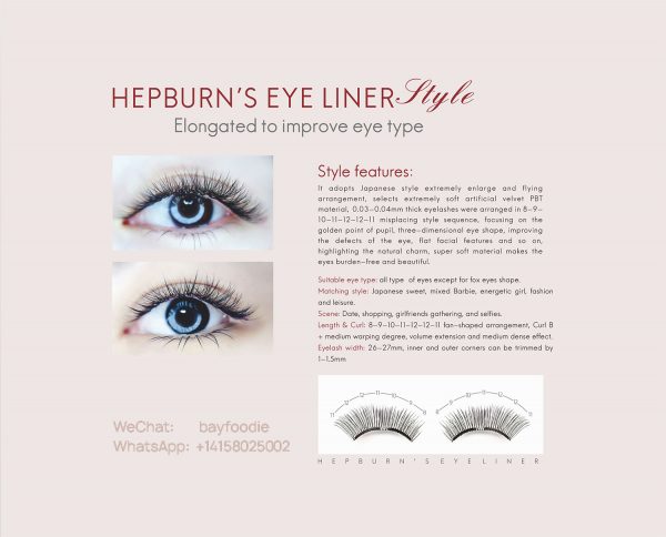 Hepburn’s Eyeliner Style